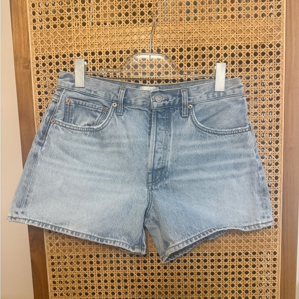 Agolde Parker Long denim shorts size 29